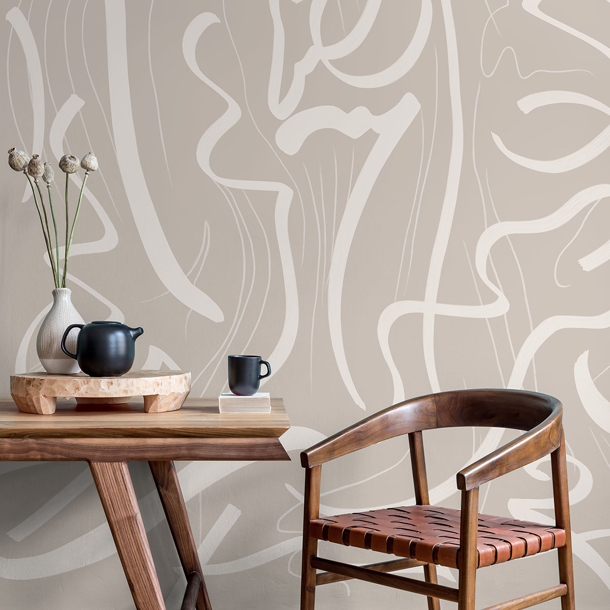 Изменим масштаб рисунка обоев