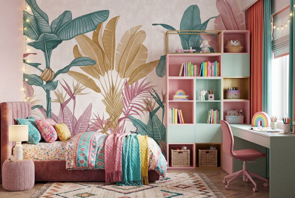 Дофаминовый интерьер: как обои могут сделать вас счастливее