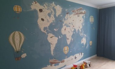 Отзыв на Супер детальная карта мира (на английском языке) 
