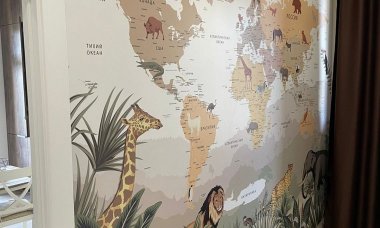 Отзыв на Детская карта мира с тропическими животными