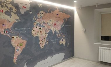 Отзыв на Карта мира с флагами-2