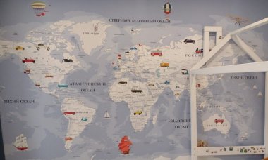Отзыв на Карта мира с транспортом