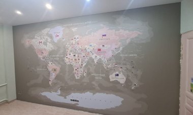 Отзыв на Карта мира с флагами-2