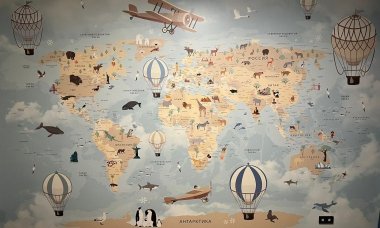 Отзыв на Супер детальная детская карта мира-13