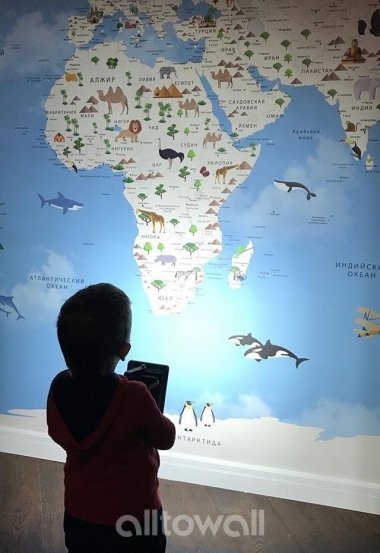 Отзыв на Супер детальная детская карта мира