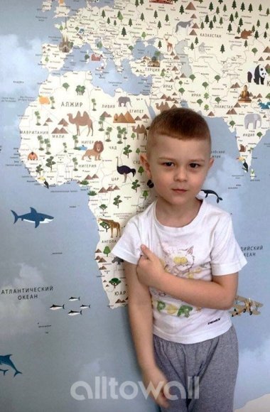 Отзыв на Супер детальная детская карта мира