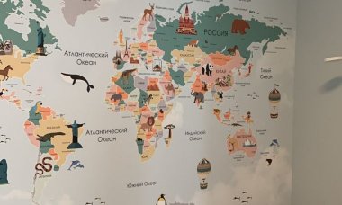 Отзыв на Детская карта мира с достопримечательностями и животными - 3