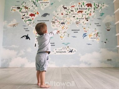 Отзыв на Детальная детская карта мира
