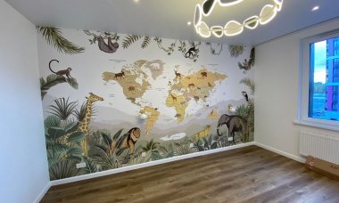 Отзыв на Детская карта мира с тропическими животными