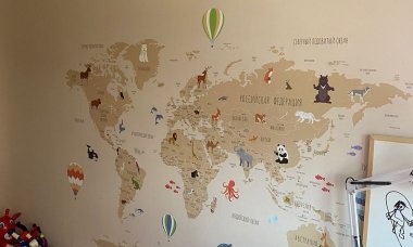 Отзыв на Супер детальная детская карта мира-12
