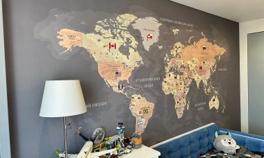 Отзыв на Карта мира с флагами-2