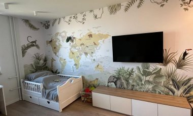 Отзыв на Детская карта мира с тропическими животными