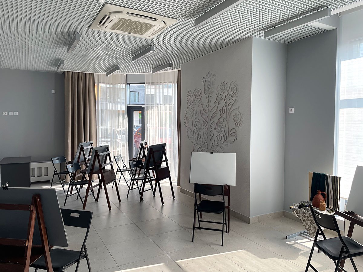 Обои для классов Детской художественной школы имени Саутова