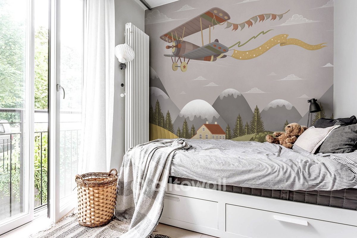 Бесшовные обои «Полёт-3», 255х152 см