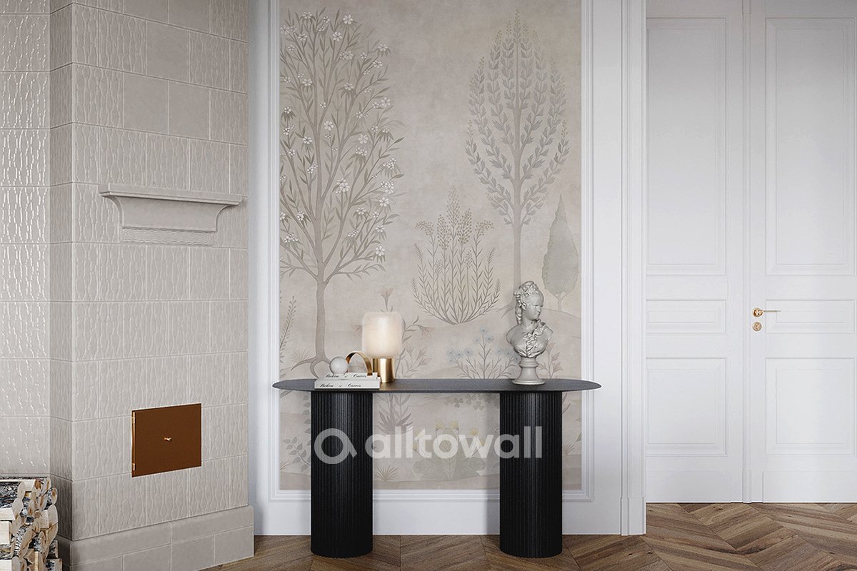 Бесшовные обои «Французский сад», 180х270 см