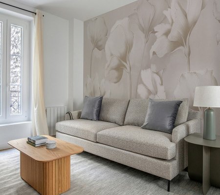 Бесшовные обои «Нежные альстромерии», 550х265 см