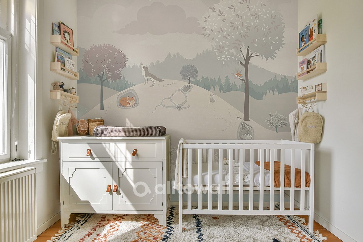 Бесшовные обои «На поляне-2», 232х296 см