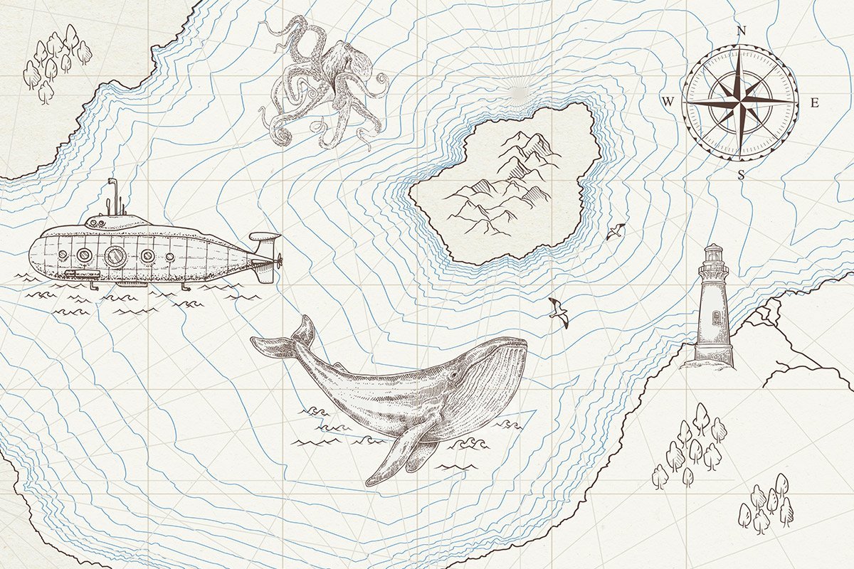 Морская карта. Морская карта рисунок. Карта морская для детей. Морская карта обои.