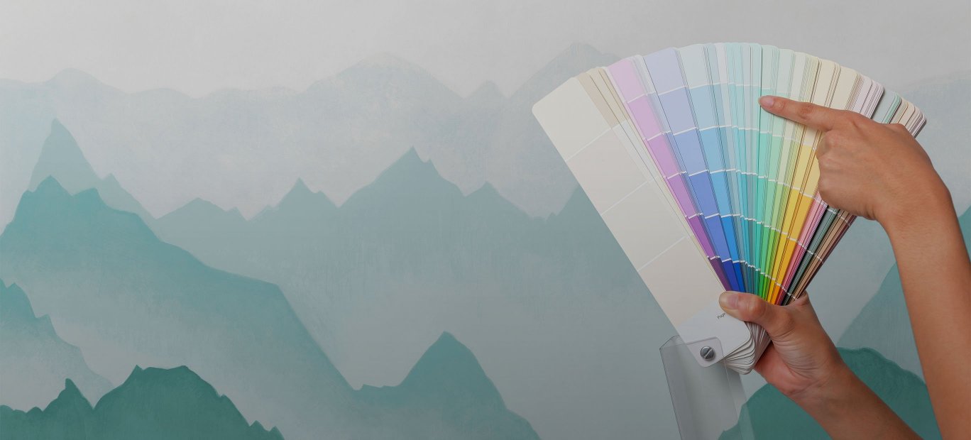 Цветопроба обоев